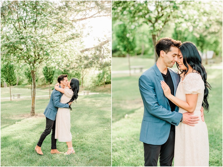 International Peace Garden Engagement Session in Salt Lake City - Utah Wedding Photographer