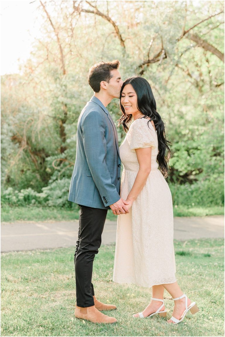 International Peace Garden Engagement Session in Salt Lake City - Utah Wedding Photographer