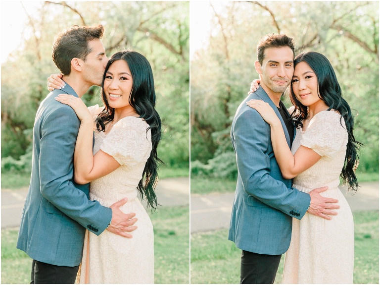 International Peace Garden Engagement Session in Salt Lake City - Utah Wedding Photographer
