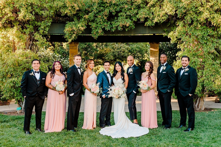 Red Butte Garden Wedding Ceremony in the Rose Garden - Utah Wedding Photographer