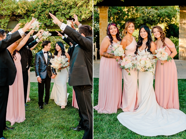 Red Butte Garden Wedding Ceremony in the Rose Garden - Utah Wedding Photographer