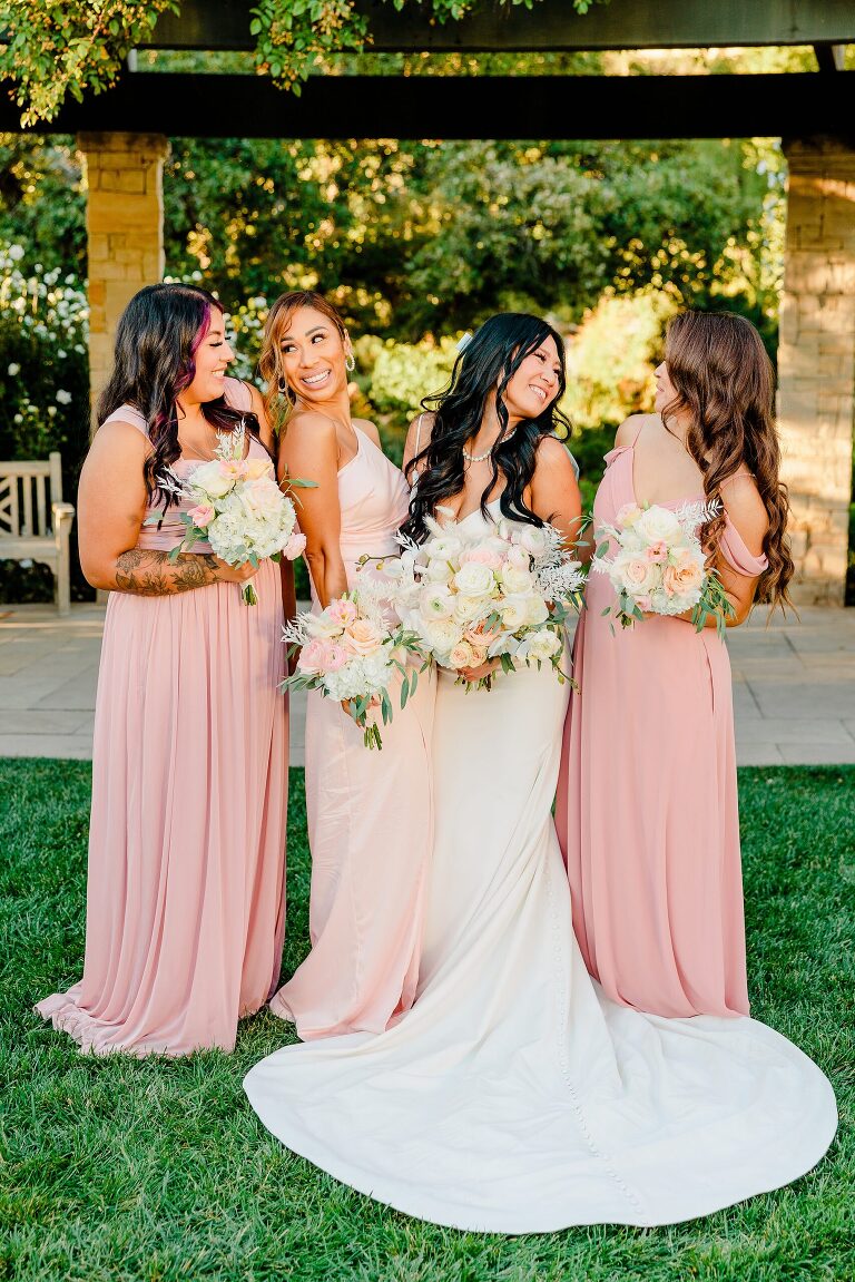 Red Butte Garden Wedding Ceremony in the Rose Garden - Utah Wedding Photographer