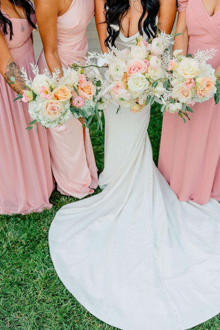 Red Butte Garden Wedding Ceremony in the Rose Garden - Utah Wedding Photographer