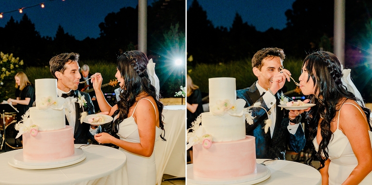 Red Butte Garden Wedding Ceremony in the Rose Garden - Utah Wedding Photographer