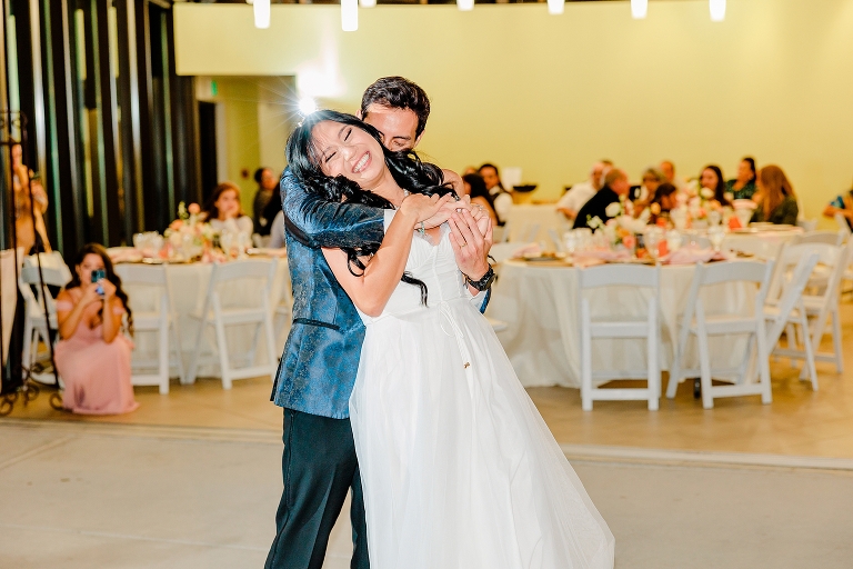 Red Butte Garden Wedding Ceremony in the Rose Garden - Utah Wedding Photographer