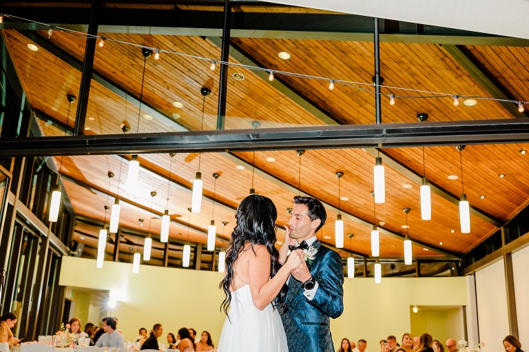 Red Butte Garden Wedding Ceremony in the Rose Garden - Utah Wedding Photographer