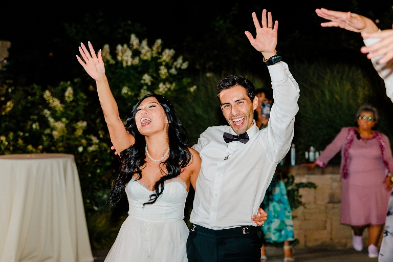 Red Butte Garden Wedding Ceremony in the Rose Garden - Utah Wedding Photographer