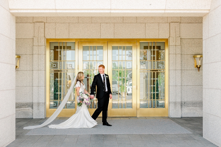 Draper Utah LDS Temple Wedding