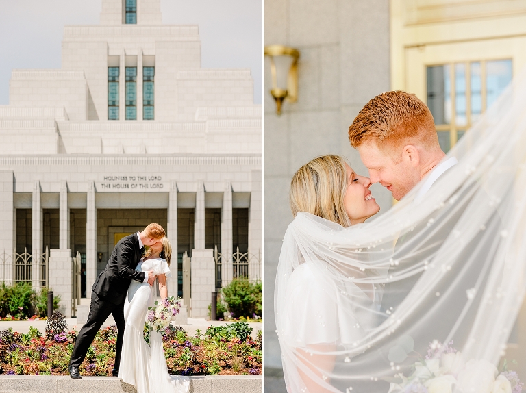 Draper Utah LDS Temple Wedding
