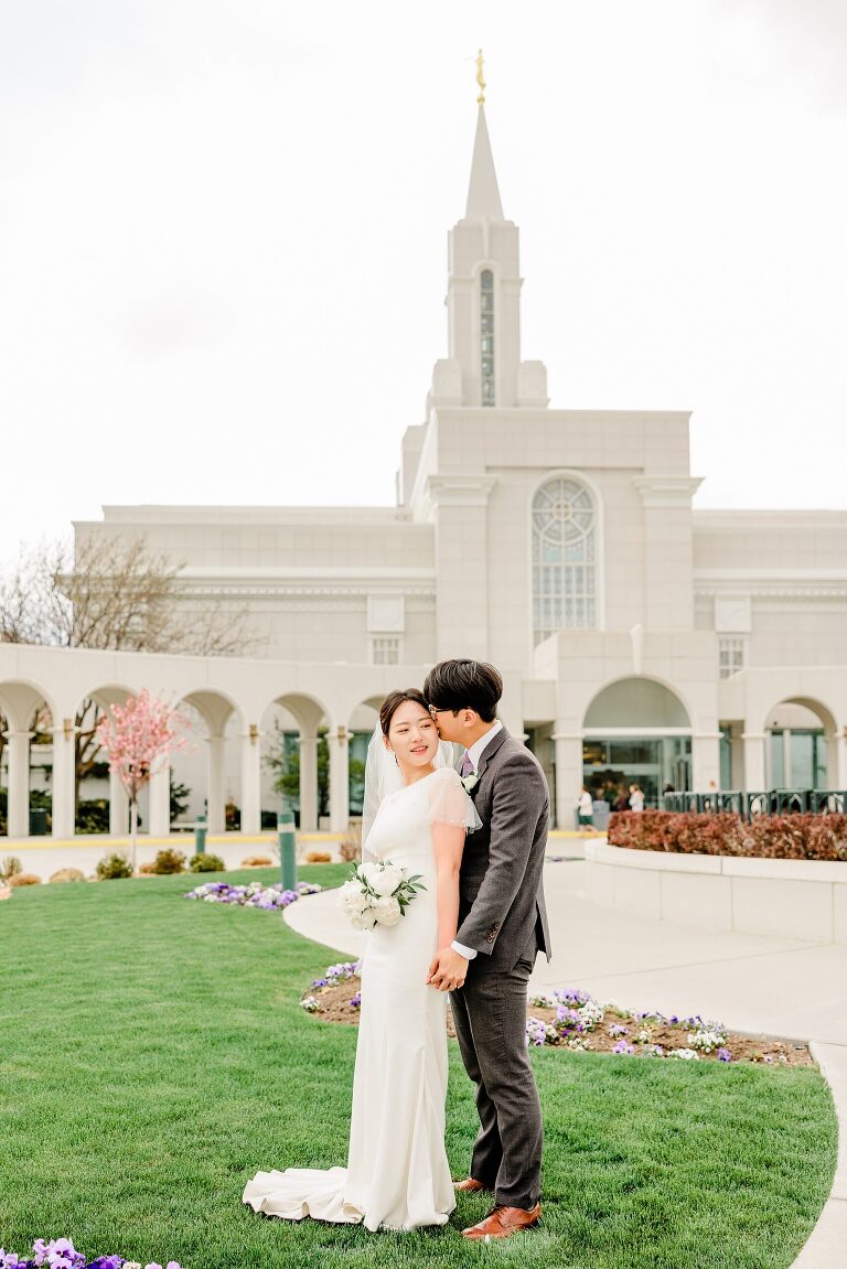 Minha + Ben Bountiful Temple Sealing - Ashley DeHart Photography