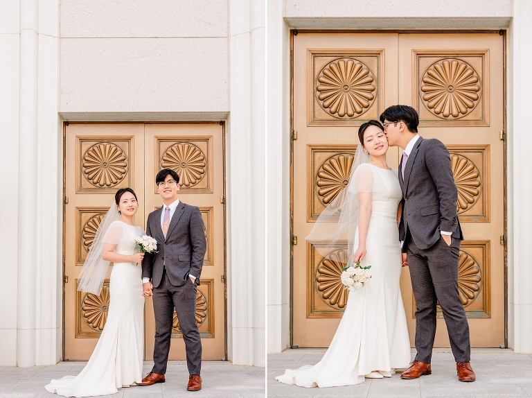 Minha + Ben Bountiful Temple Sealing - Ashley DeHart Photography