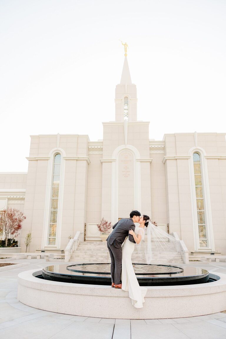 Minha + Ben Bountiful Temple Sealing - Ashley DeHart Photography