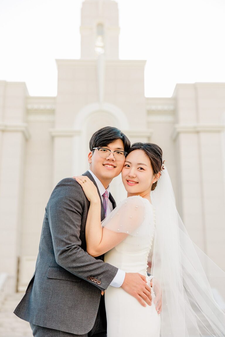 Minha + Ben Bountiful Temple Sealing - Ashley DeHart Photography
