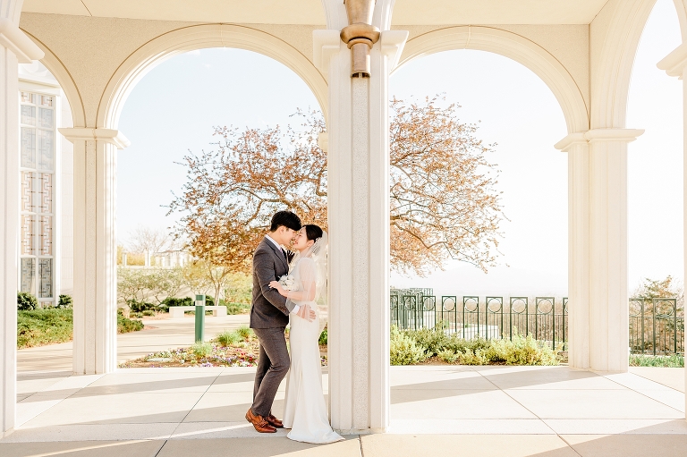 Minha + Ben Bountiful Temple Sealing - Ashley DeHart Photography
