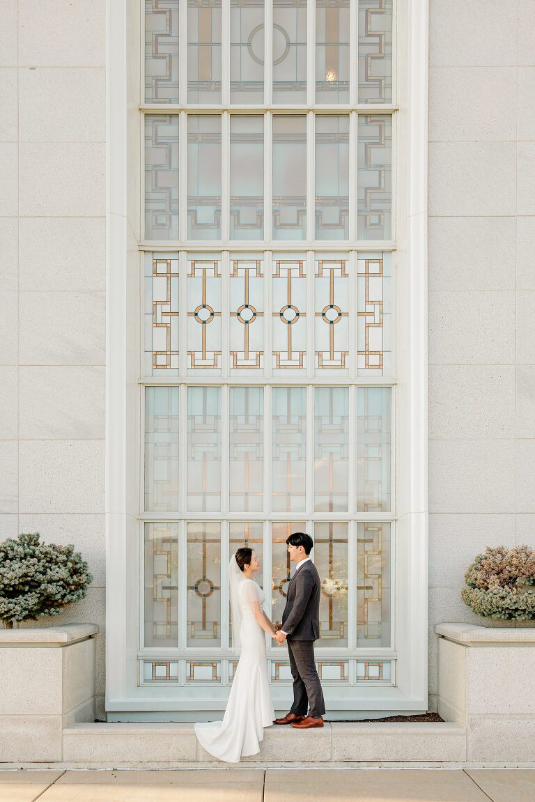 Minha + Ben Bountiful Temple Sealing - Ashley DeHart Photography