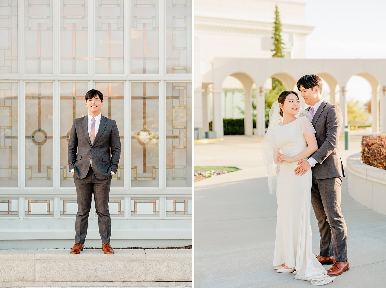 Minha + Ben Bountiful Temple Sealing - Ashley DeHart Photography