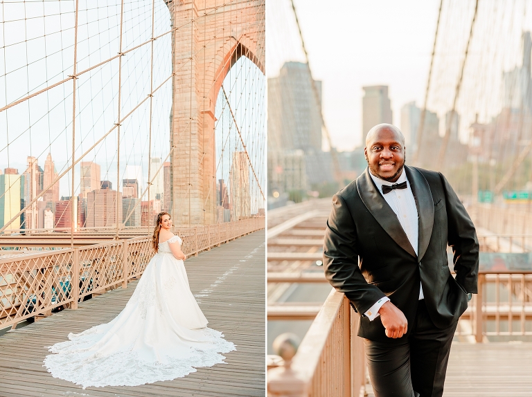 NYC Brookyln Bridge Wedding | Ashley DeHart Photography