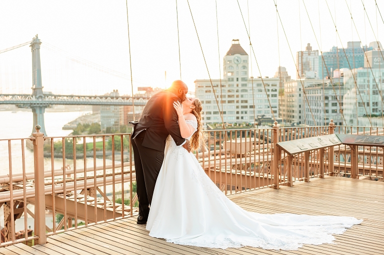 NYC Brookyln Bridge Wedding | Ashley DeHart Photography