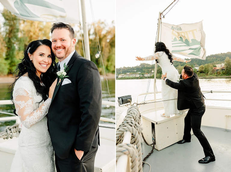 Portland Oregon LDS Temple Wedding & Willamette River Reception on Portland Spirit | Ashley DeHart Photography