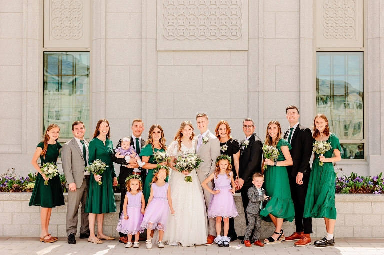 Orem LDS Temple Wedding | Ashley DeHart Photography