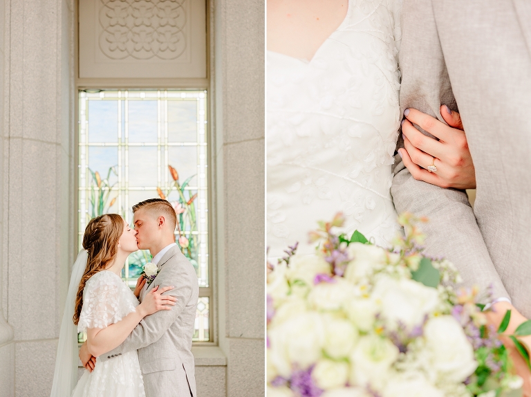 Orem LDS Temple Wedding | Ashley DeHart Photography
