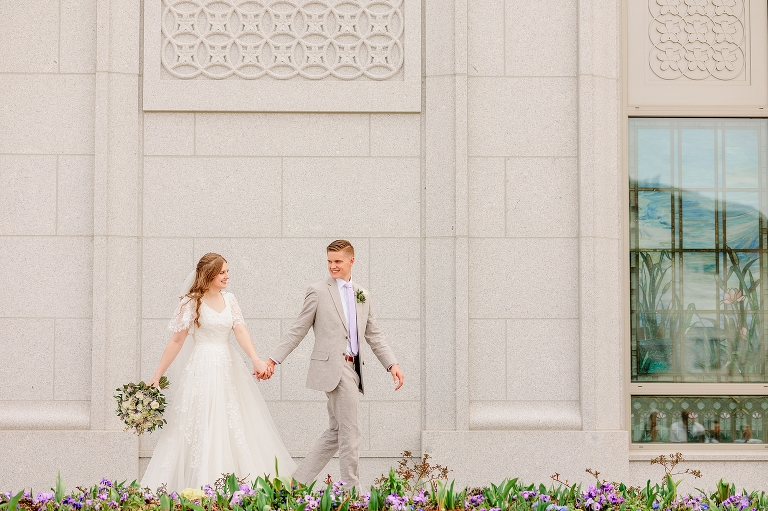 Orem LDS Temple Wedding | Ashley DeHart Photography