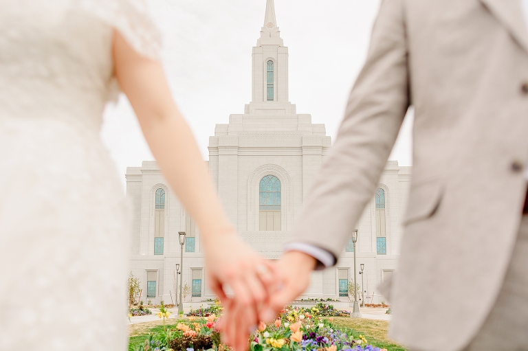 Orem LDS Temple Wedding | Ashley DeHart Photography