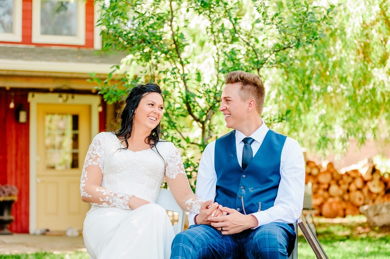 Ogden LDS Temple Wedding and Backyard Wedding Reception | Utah Wedding Photographer