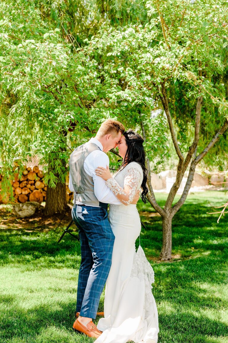 Ogden LDS Temple Wedding and Backyard Wedding Reception | Utah Wedding Photographer