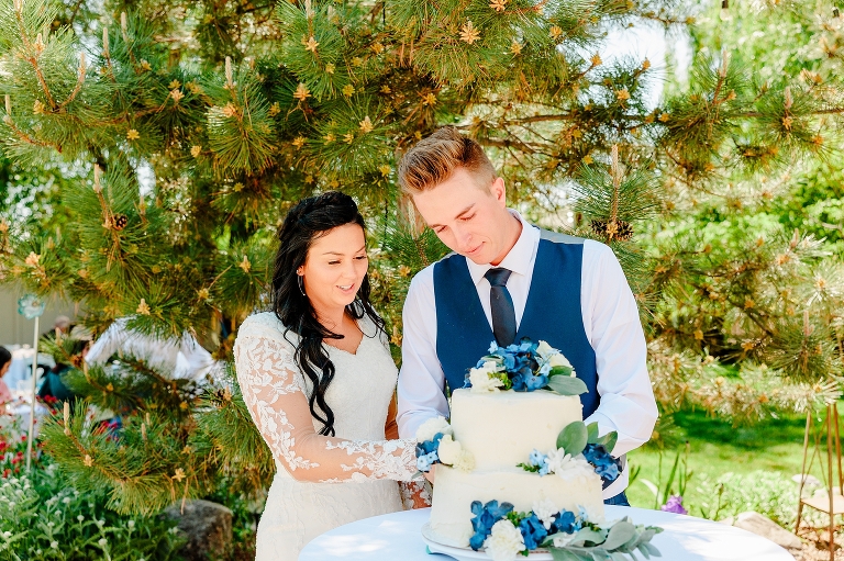 Ogden LDS Temple Wedding and Backyard Wedding Reception | Utah Wedding Photographer