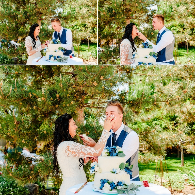 Ogden LDS Temple Wedding and Backyard Wedding Reception | Utah Wedding Photographer