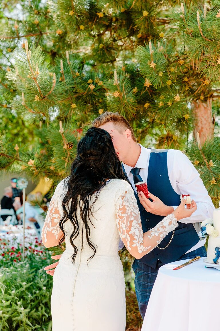 Ogden LDS Temple Wedding and Backyard Wedding Reception | Utah Wedding Photographer