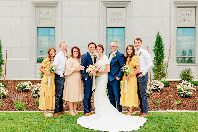 Walker Farms Wedding Reception + Orem LDS Temple Wedding | Ashley DeHart Photography