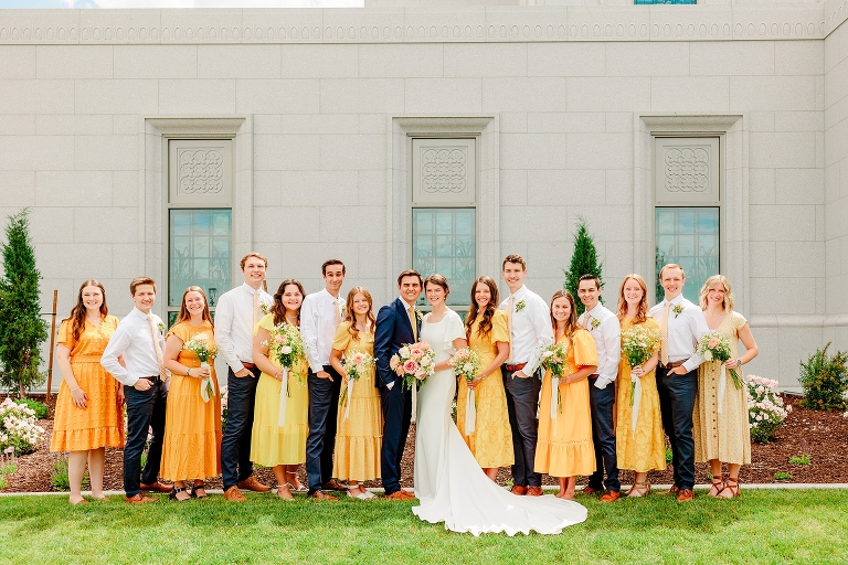 Walker Farms Wedding Reception + Orem LDS Temple Wedding | Ashley DeHart Photography