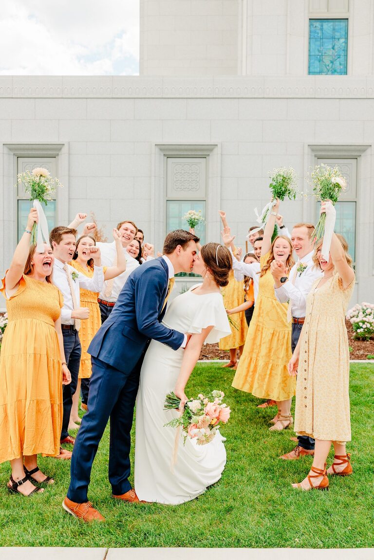 Walker Farms Wedding Reception + Orem LDS Temple Wedding | Ashley DeHart Photography