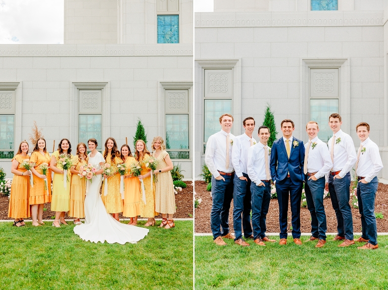 Walker Farms Wedding Reception + Orem LDS Temple Wedding | Ashley DeHart Photography