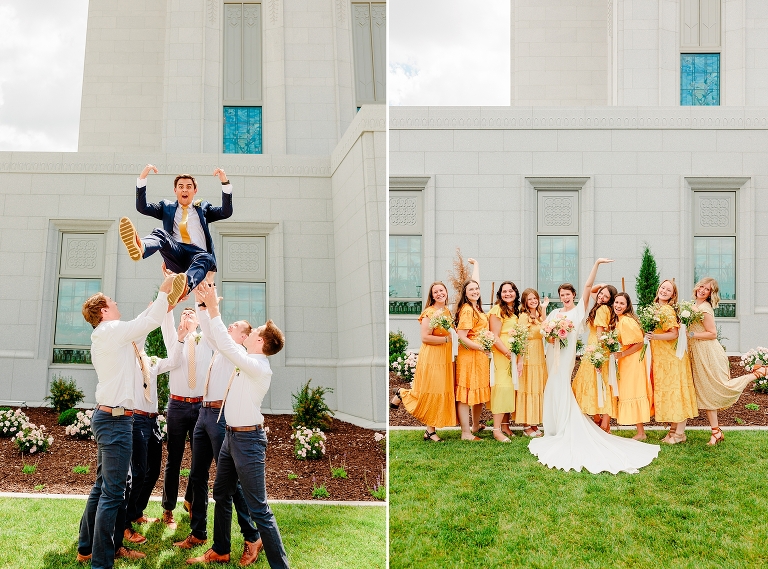 Walker Farms Wedding Reception + Orem LDS Temple Wedding | Ashley DeHart Photography
