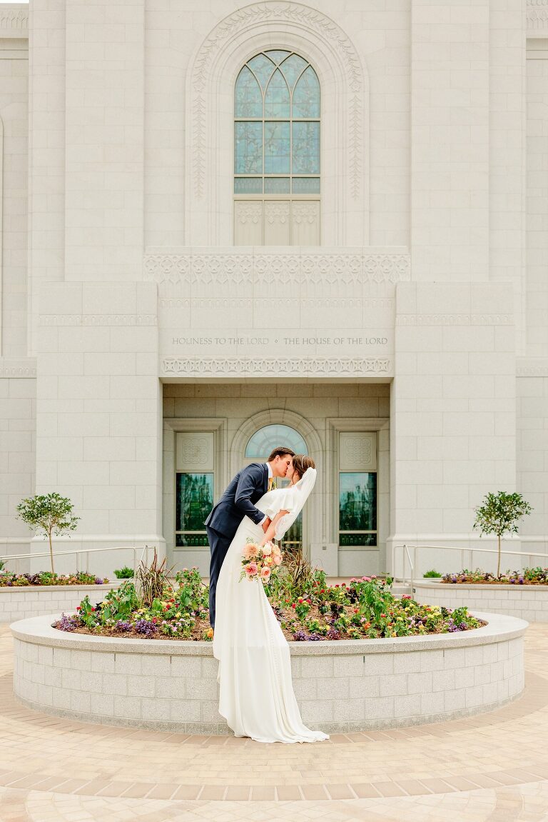 Walker Farms Wedding Reception + Orem LDS Temple Wedding | Ashley DeHart Photography