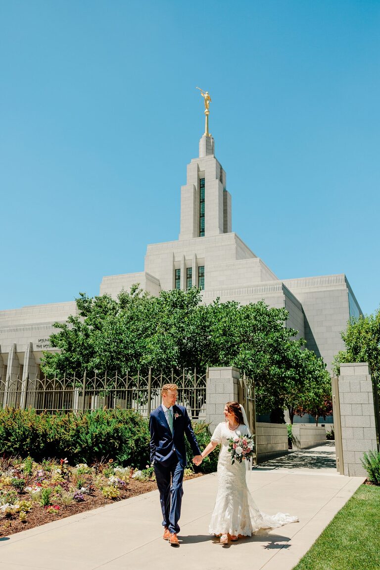 Draper Temple Wedding + Backyard Reception | Utah Wedding Photographer Ashley DeHart