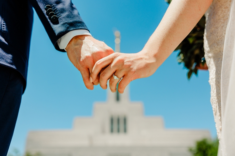 Draper Temple Wedding + Backyard Reception | Utah Wedding Photographer Ashley DeHart