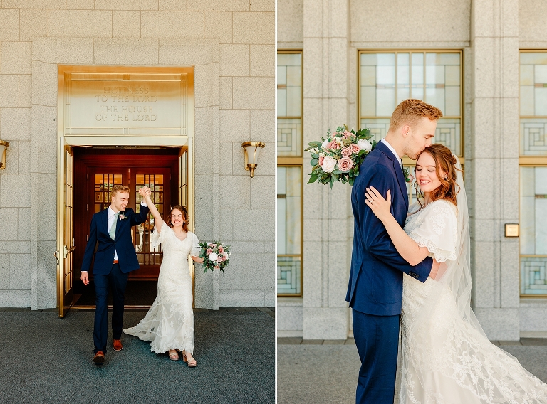 Draper Temple Wedding + Backyard Reception | Utah Wedding Photographer Ashley DeHart