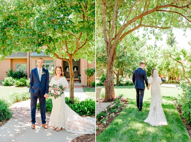 Draper Temple Wedding + Backyard Reception | Utah Wedding Photographer Ashley DeHart